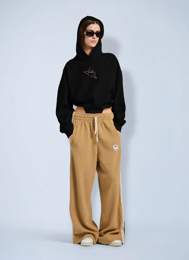 LN-CC® - Palm Angels: Icon Palm Loose Hoodie - Black Palm Angels Icon Palm Loose Hoodie Black pma0266064