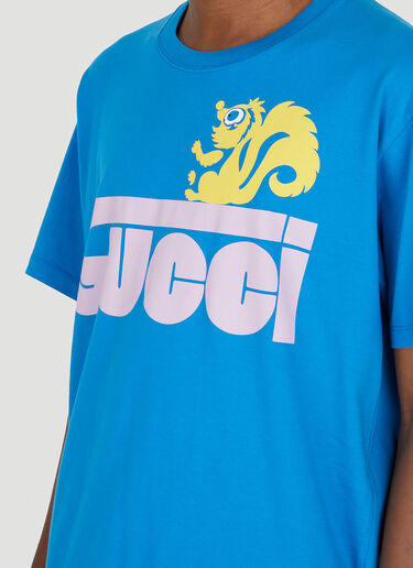 Retro Skunk T-Shirt Gucci Retro Skunk T-Shirt Blue guc0151001