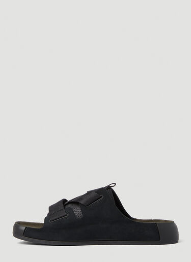Tape Sandals Stone Island Shadow Project Tape Sandals Black shd0152020