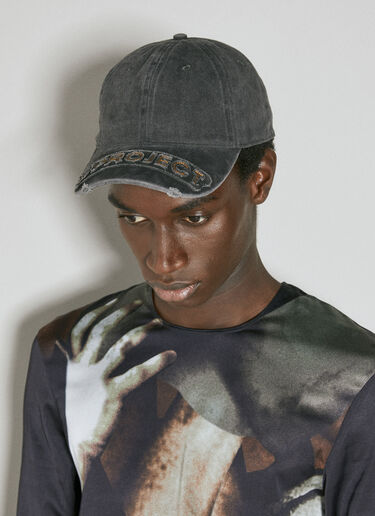 Y/Project Logo Patch Baseball Cap Black ypr0153017