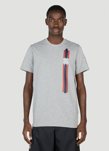 Moncler Graphic Print T-Shirt Grey mon0152025