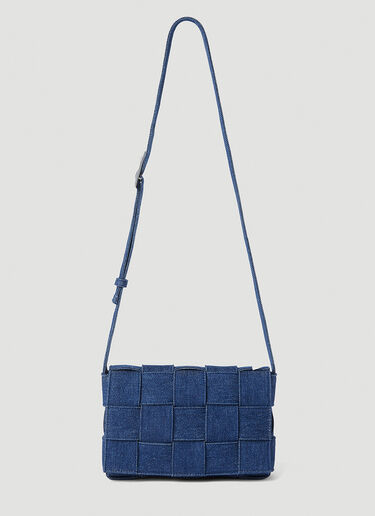 Bottega Veneta Cassette Denim Shoulder Bag Blue bov0352003