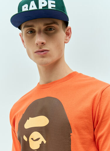 A BATHING APE® Big Ape Head T-Shirt Orange aba0154021