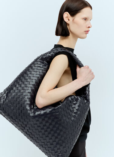 Bottega Veneta 라지 홉 숄더백 블루 bov0255066