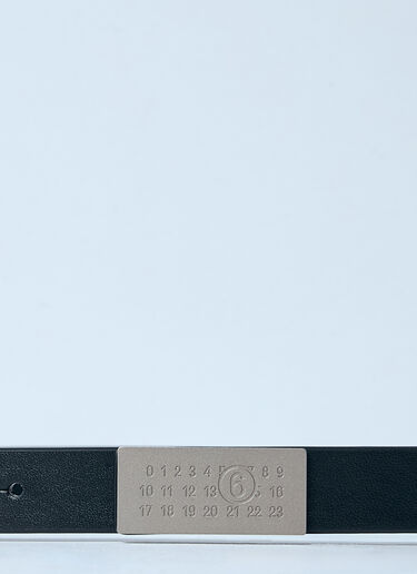 MM6 Maison Margiela 数字迷你腰带  黑色 mmm0259019