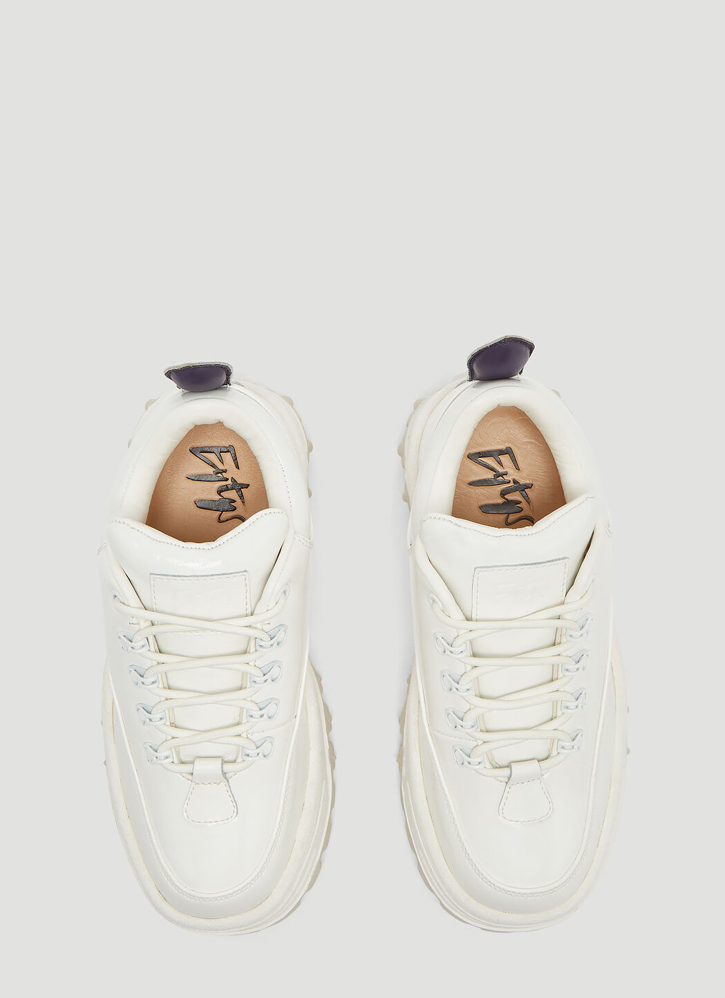 Eytys Angel Patent Sneakers in White LN CC