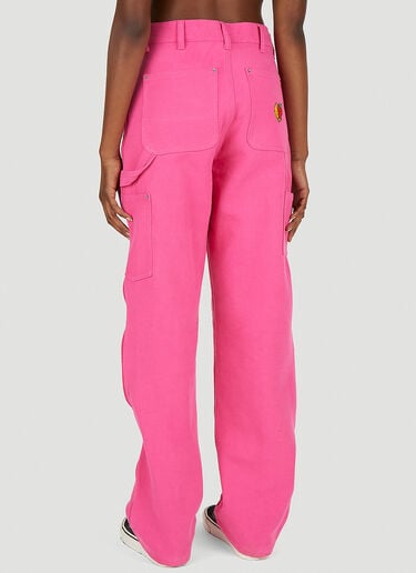 Sky High Farm Workwear Workwear Canvas Pants Pink skh0350015
