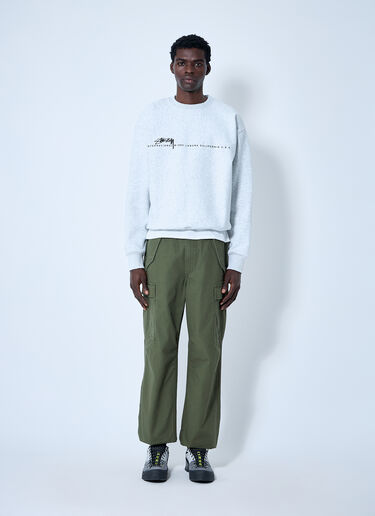 Stüssy Smooth 80 Crew Sweatshirt Grey sts0160029