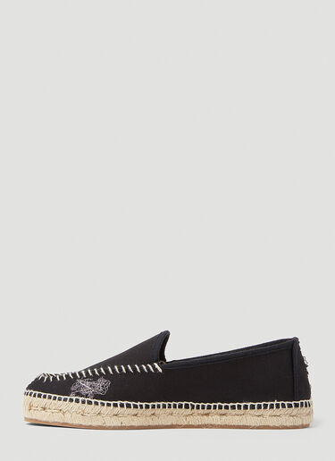 Maison Margiela Distressed Espadrilles Black mla0251031