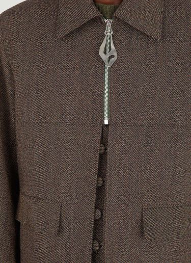 Namacheko Medallion Zip Jacket Brown nac0146006