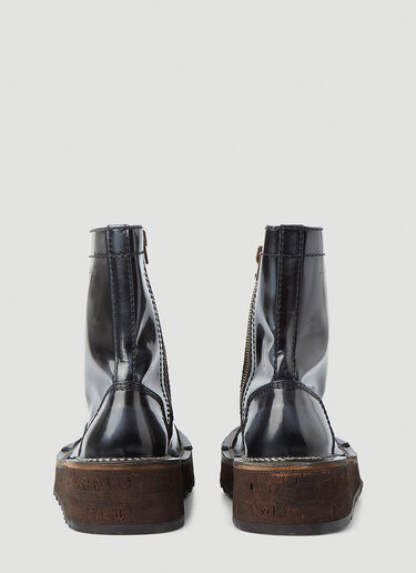 Acne Studios Track 鞋底靴子 黑 acn0148041