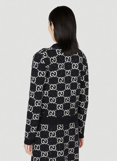 Gucci GG 부클레 니트 카디건 블랙 guc0251215