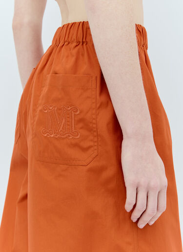 Max Mara 府绸长裤  橙色 max0256015