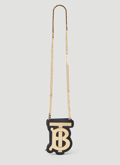 Balenciaga TB 파우치 체인 지갑 블랙 bal0244040