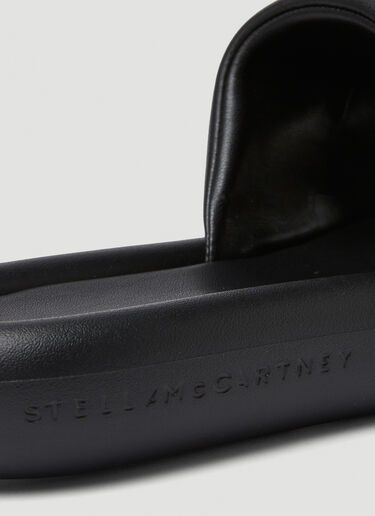 Stella McCartney Chain Puffy Air Slides Black stm0249015