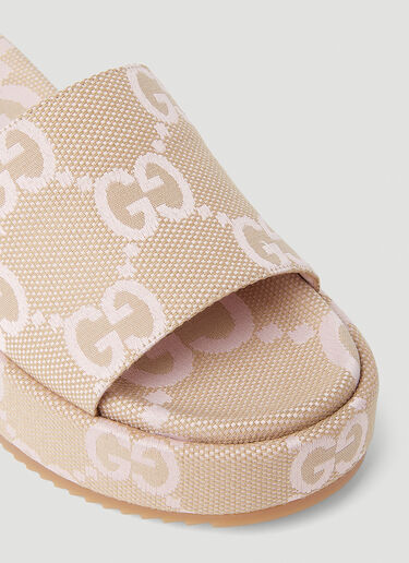 Gucci Jumbo GG Platform Sandals Pink guc0251283
