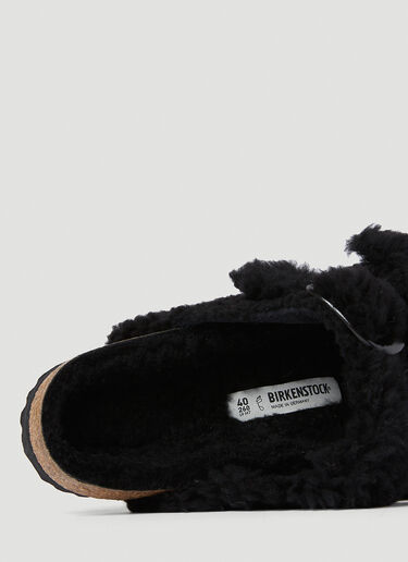 Birkenstock Arizona Shearling Sandals Black brk0250002