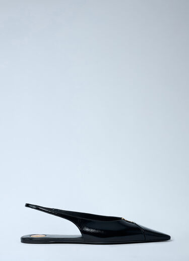 Babylon 00 Slingback Ballerina Flats Saint Laurent Babylon 00 Slingback Ballerina Flats Black sla0261082
