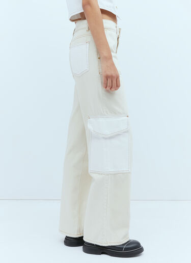 Angi Denim Jeans GANNI Angi Denim Jeans Beige gan0254008