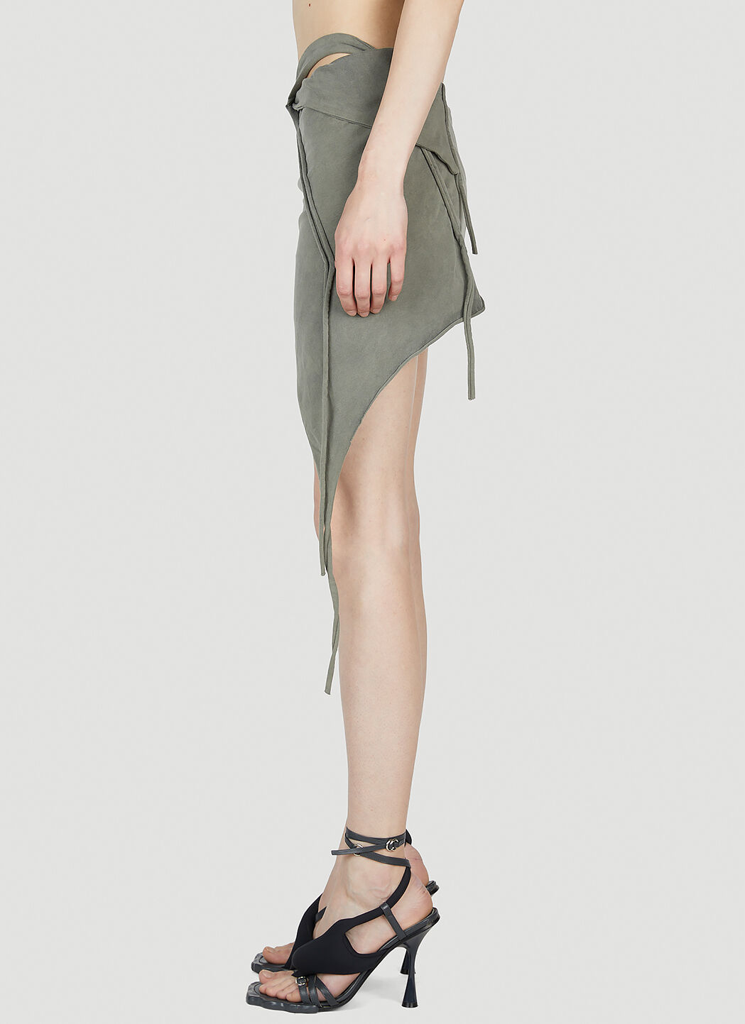 Ottolinger レディース Deconstructed Mini Skirt の Khaki | LN-CC®