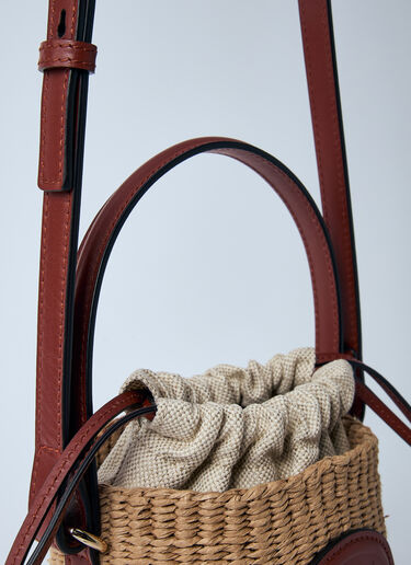Chloé Mini Horse Medal Basket Bag Brown chl0260032