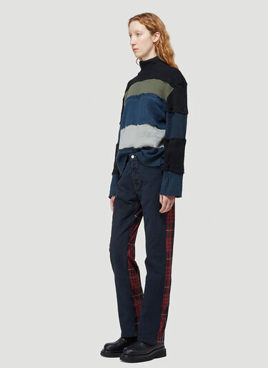 (DI)VISION Upcycled Split Jeans Blue div0342001