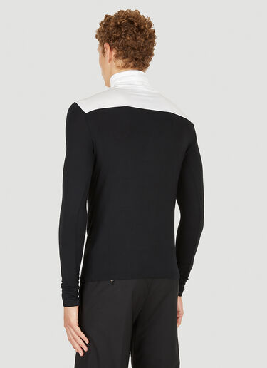 Raf Simons Colour Block Long Sleeved Top Black raf0150003