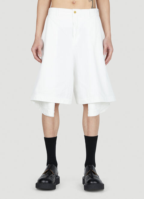 Comme des Garçons Homme Plus x Nike 스커트 쇼츠 화이트 cgh0154002
