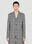 Comme Des Garçons Homme Plus Check Single Breasted Blazer Black hpl0152012