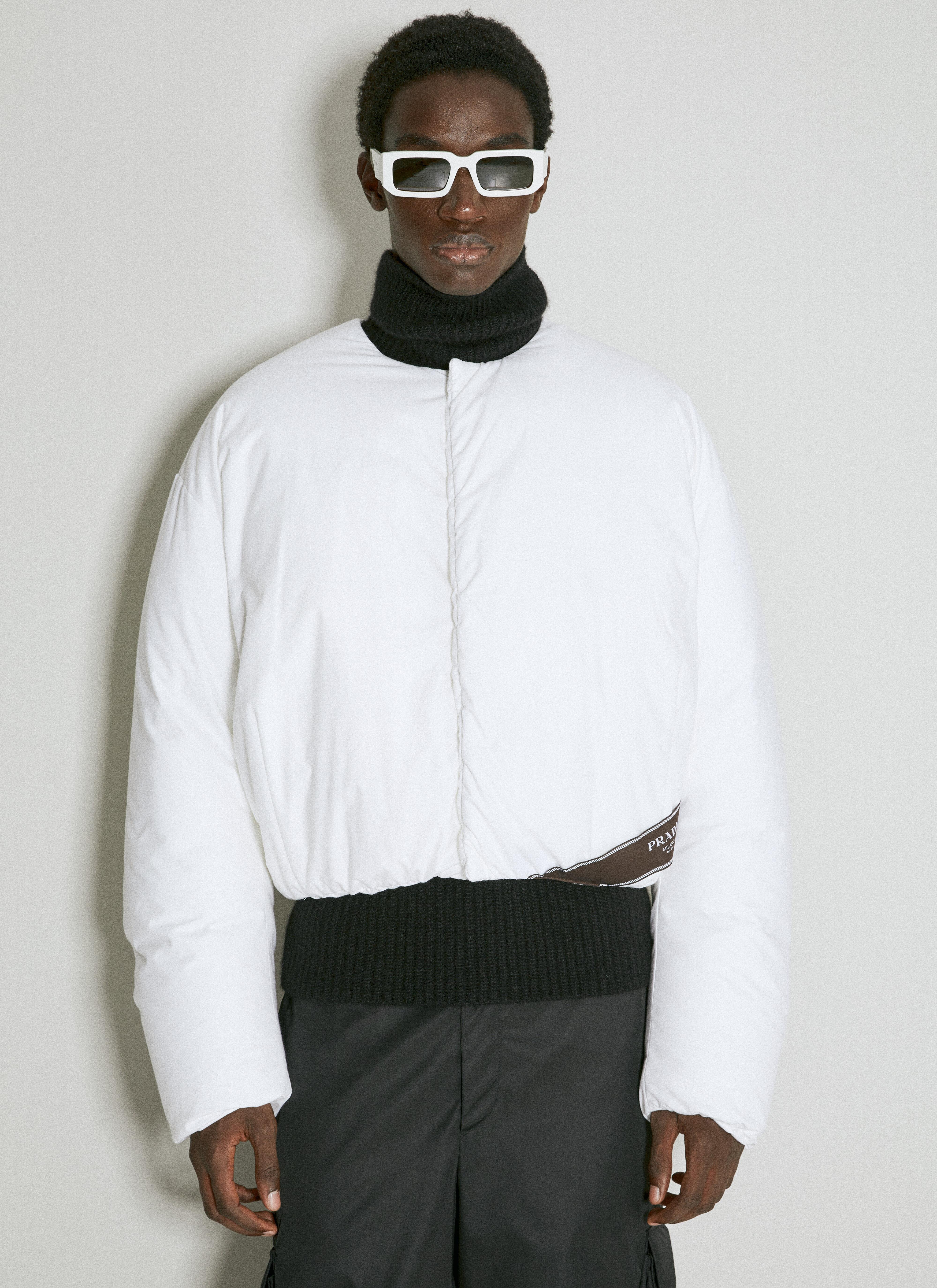 Moncler x Roc Nation designed by Jay-Z Padded Bomber Jacket Beige mrn0156001