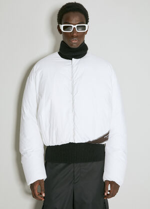 Moncler x Roc Nation designed by Jay-Z Padded Bomber Jacket Beige mrn0156001