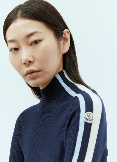 Moncler T 领羊毛衫 藏蓝色 mon0255044