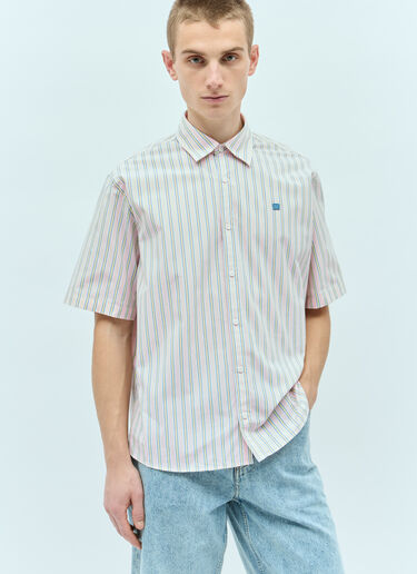 Acne Studios 条纹系扣衬衫 粉色 acn0155011