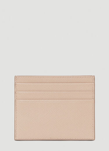 Prada Leather Card Holder Pink pra0243026