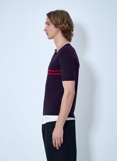 Dries Van Noten Knit Polo Shirt Navy dvn0163026