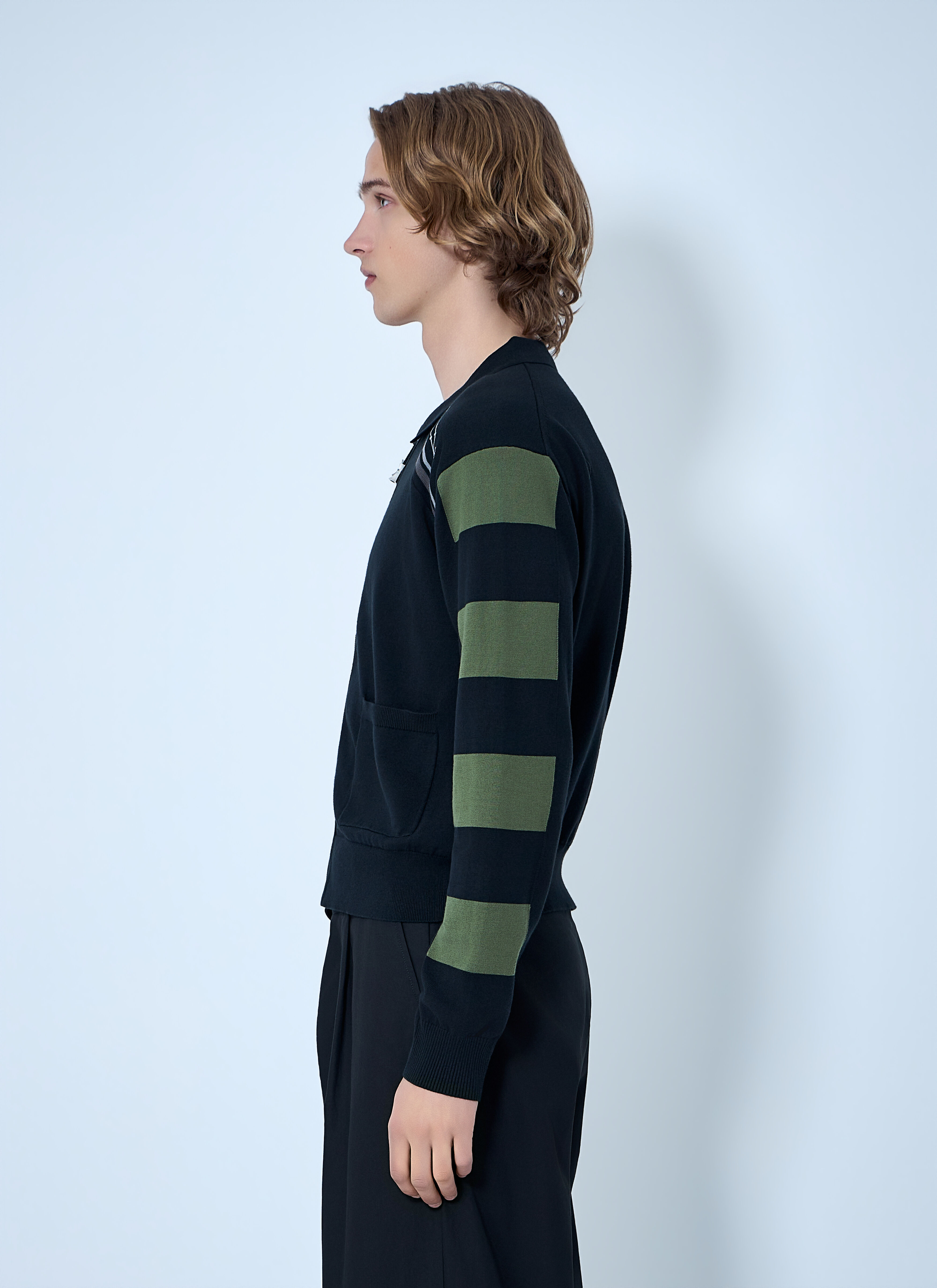 Kiko Kostadinov Men's' Kest Cardigan in Black | LN-CC®