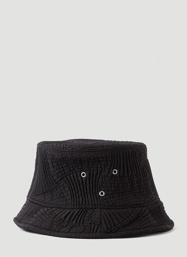 Bottega Veneta 퀼트 버킷 햇 블랙 bov0149025