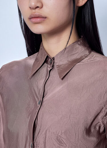 LN-CC® - Dries Van Noten: Calima Fitted Viscose Shirt - Purple Dries Van Noten Calima Fitted Viscose Shirt Purple dvn0266009