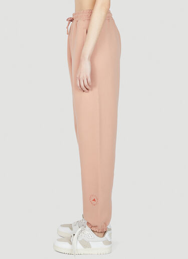 adidas by Stella McCartney 로고 프린트 트랙 팬츠 핑크 asm0251012