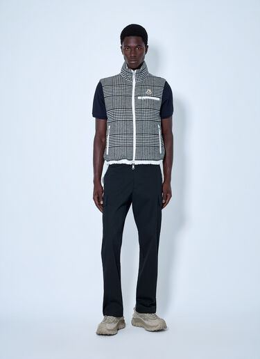 LN-CC® - Moncler: Gienah Reversible Wool Blend Down Gilet - White Moncler Gienah Reversible Wool Blend Down Gilet White mon0165007