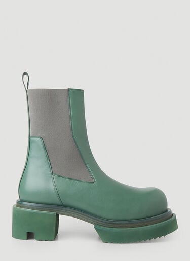 Rick Owens Bogun Beatle Boots Green ric0149036