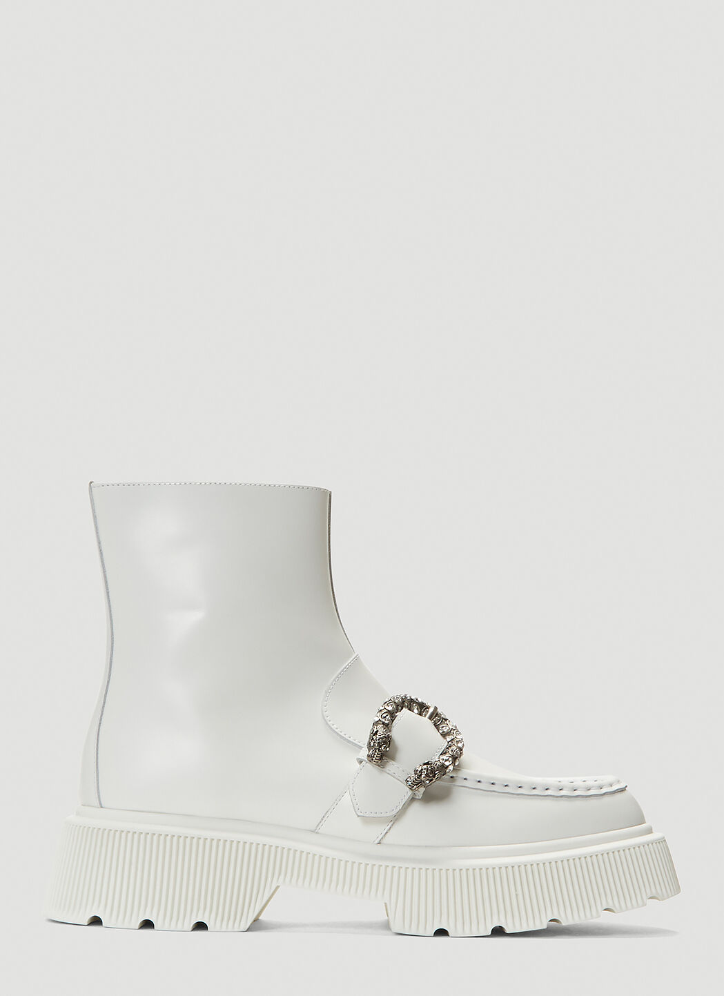 Gucci hotsell silver boots