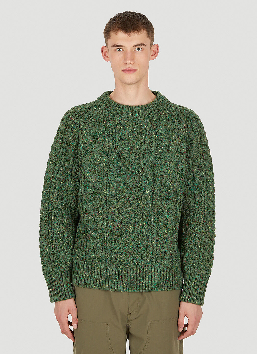 Valentino 케이블 니트 스웨터 퍼플 val0149005