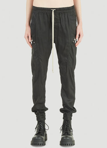 Rick Owens Cargo Track Pants Black ric0243055