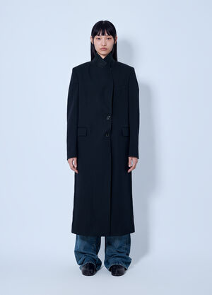 Our Legacy Manta Gabardine Coat Black our0265020