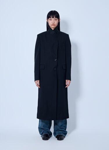 LN-CC® - Our Legacy: Manta Gabardine Coat - Black Our Legacy Manta Gabardine Coat Black our0265020