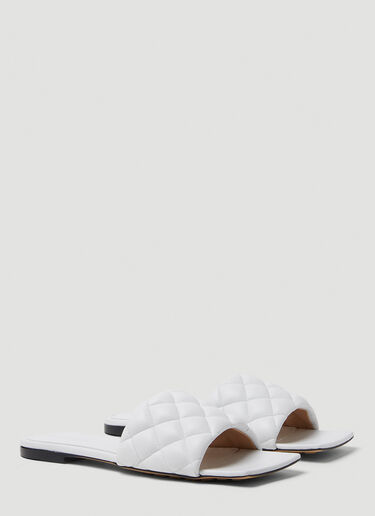 Bottega Veneta Padded Flat Sandals White bov0249071