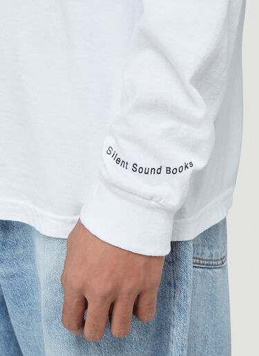 Silent Sound Lymphocytes Long-Sleeved T-Shirt White sls0343001