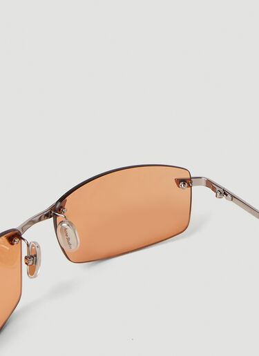 Acne Studios Rectangular Sunglasses Orange acn0352004