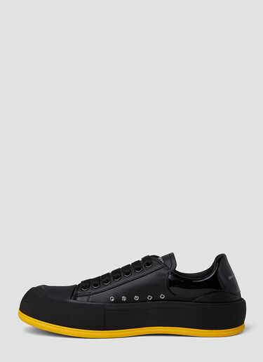 Alexander McQueen Deck Plimsoll 运动鞋 黑色 amq0150050